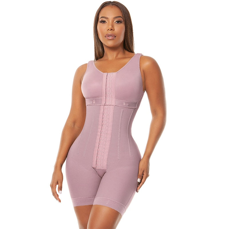 Women's Chest-Packed Body Shaper Postpartum Fajas Colombianas