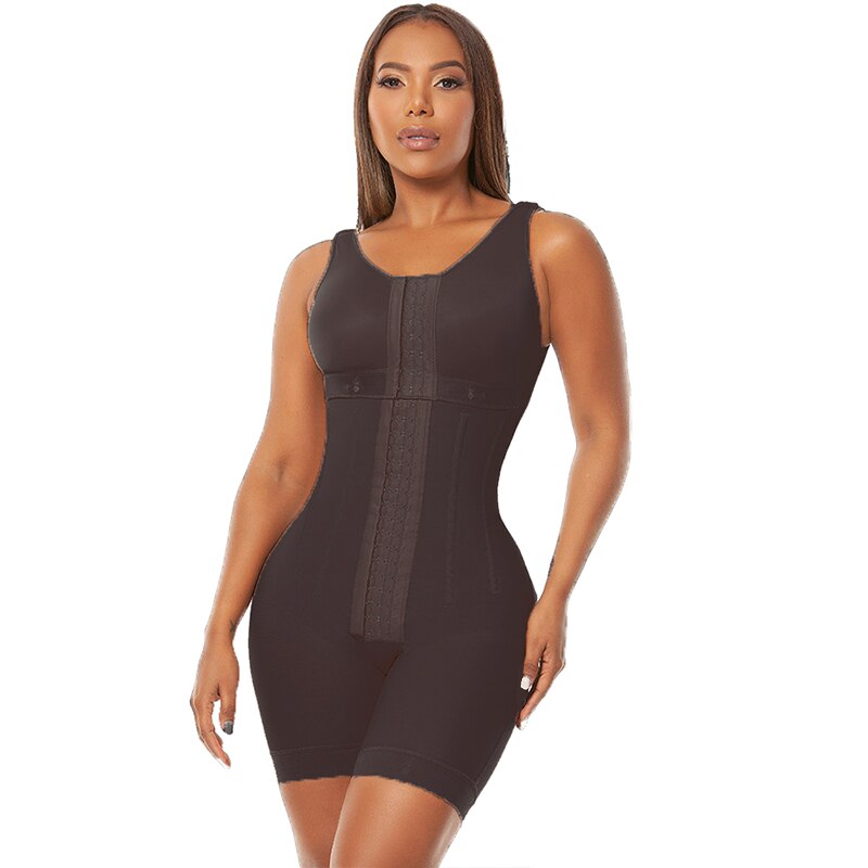 Women's Chest-Packed Body Shaper Postpartum Fajas Colombianas